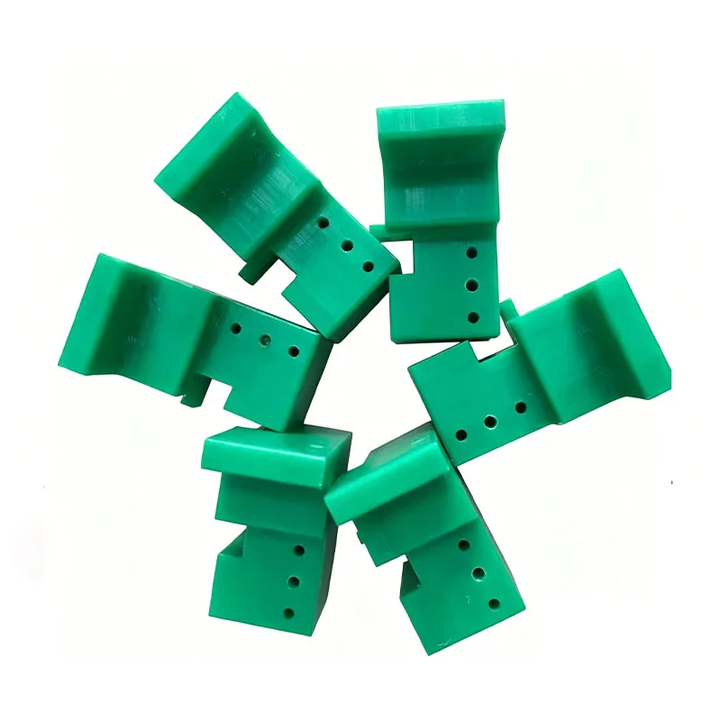 Custom CNC-machined UHMWPE component for dimensional inspection