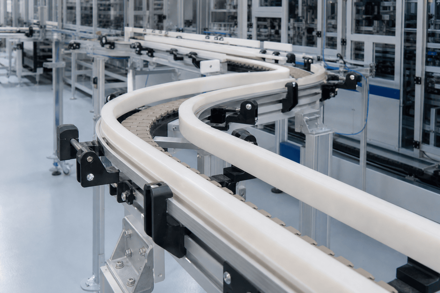 UHMWPE chain guide profile family