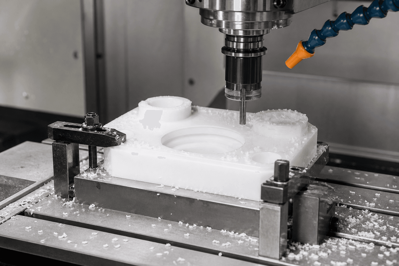 Paowo family of custom UHMWPE machined parts